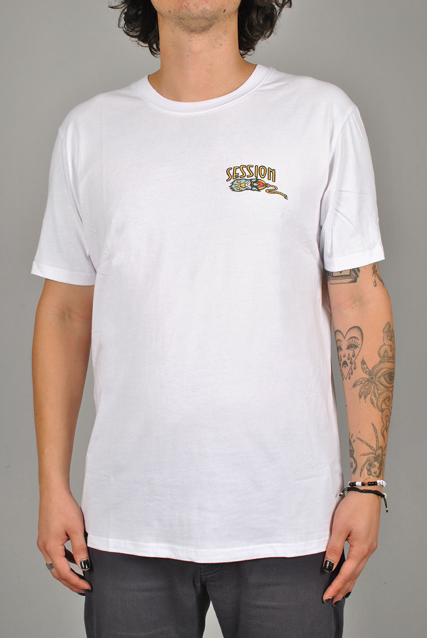 Shallowtree Psychocat T-shirt, White