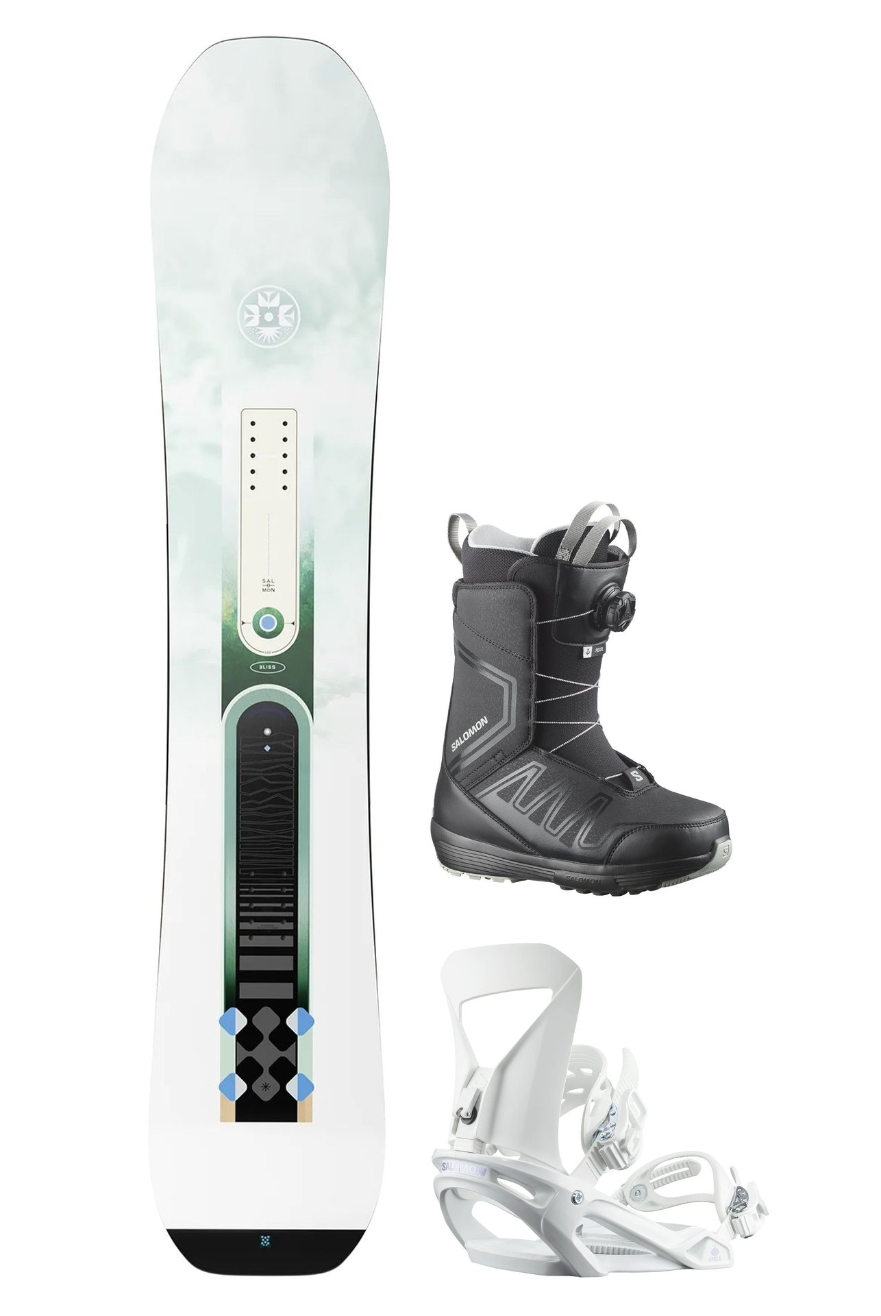 Bliss Womens Snowboardpakke