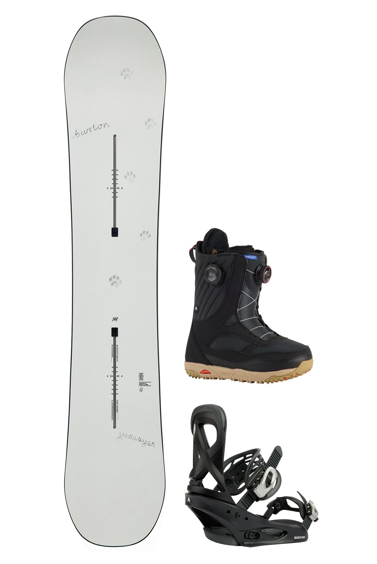 Yeasayer Womens Snowboardpakke – Scribe + Limelight