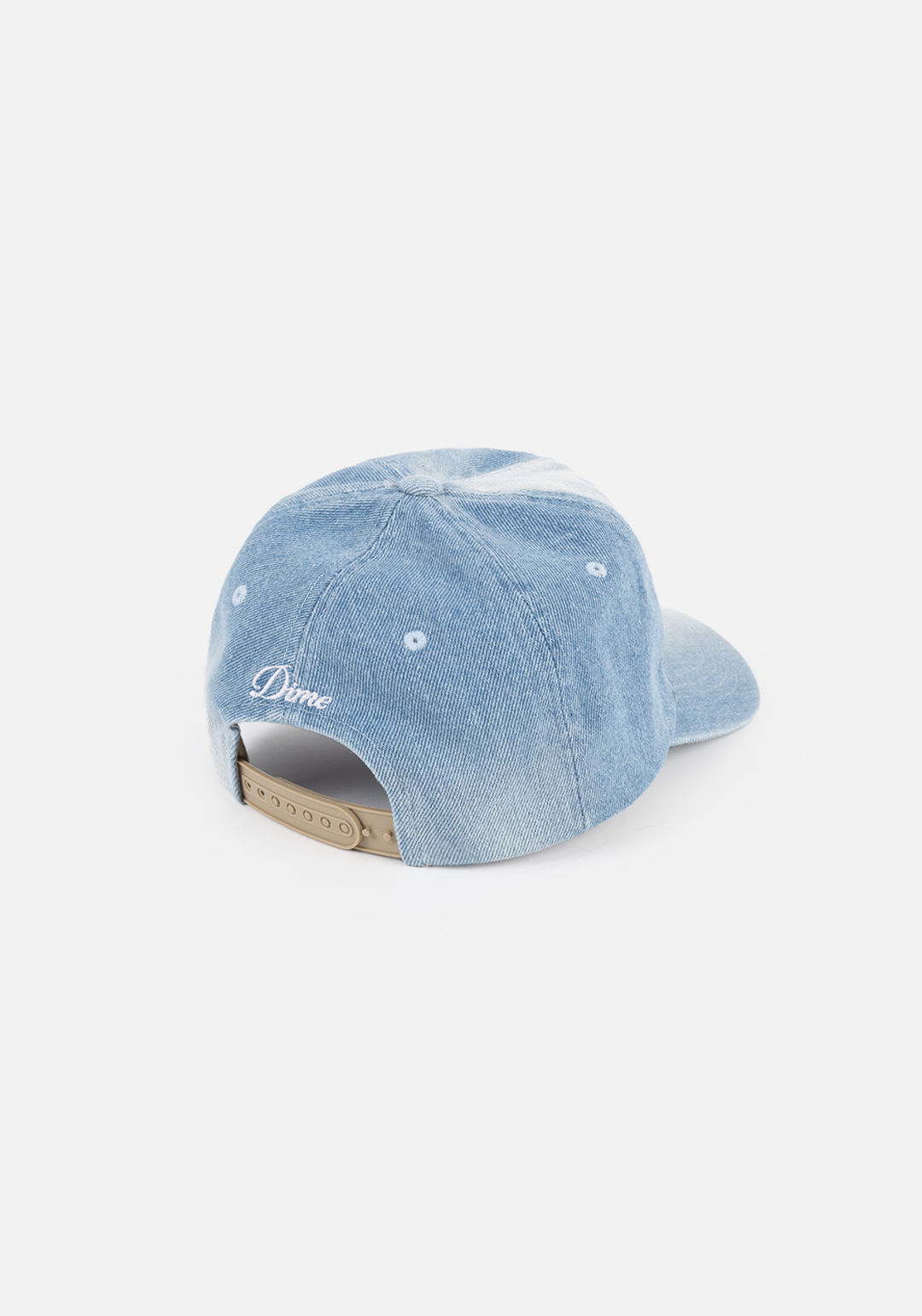 Cursive Denim Worker Cap