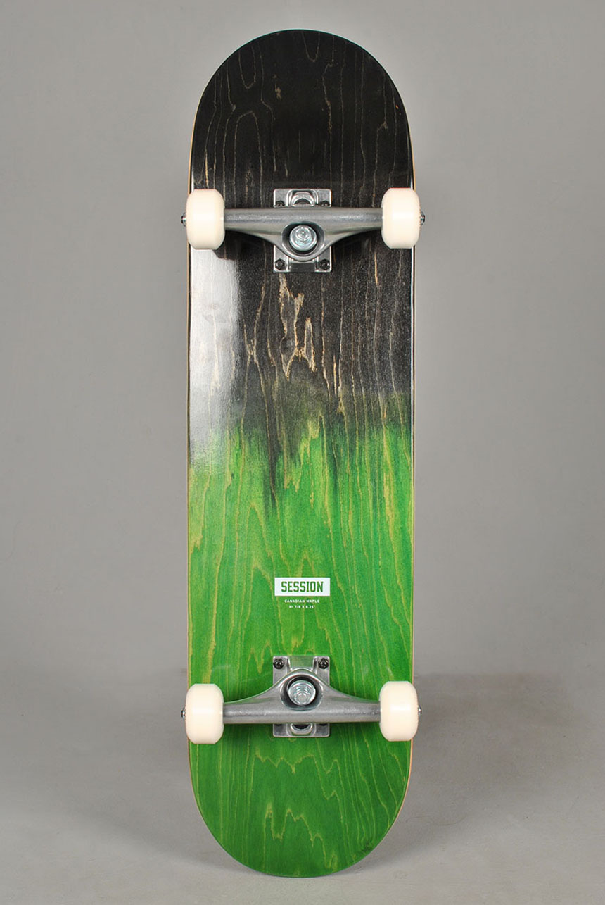 2-Tone Green/Black 8.25 Komplett Skateboard