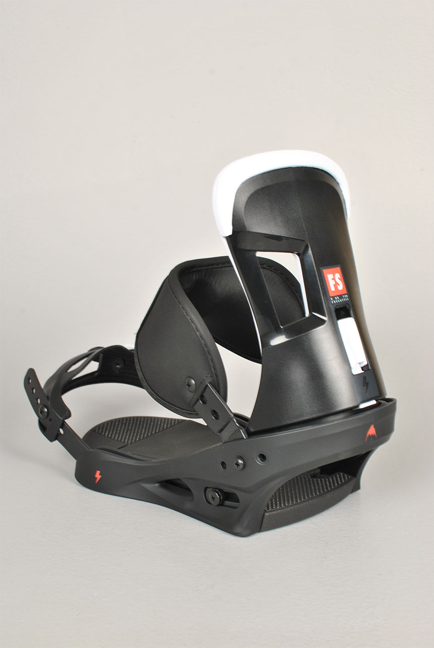 burton freestyle matte black snowboard bindings 2018 Men's Re:Flex Winter 2026 The canted highback is slightly angled to match your stance Custom Snowboardpakke | SW10350