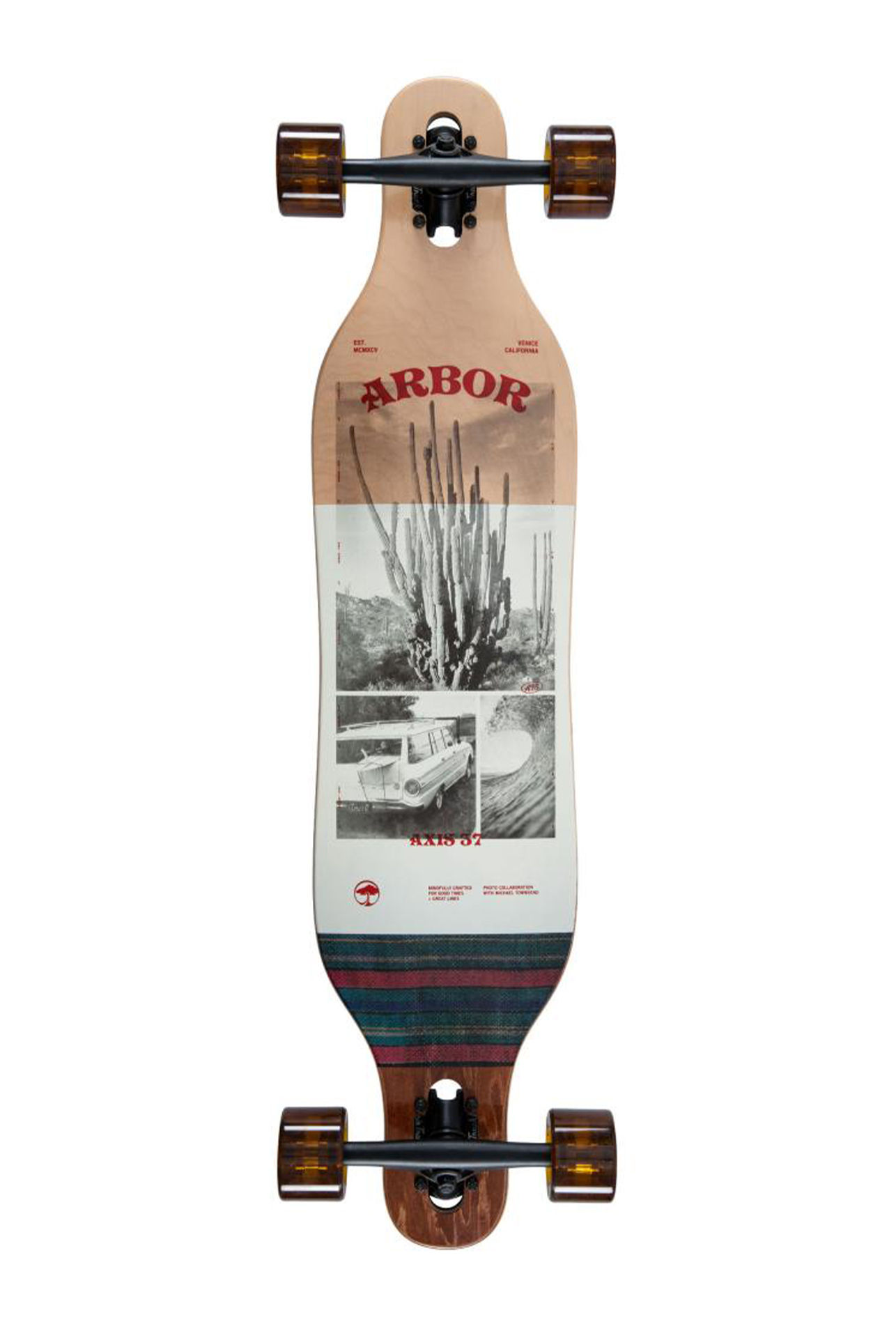 Photo Axis 37 x 8.5 Komplett Longboard