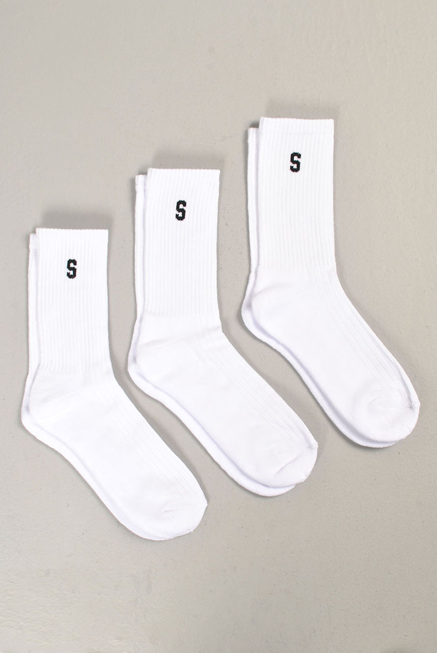108110001 3-Pack Solid Socks