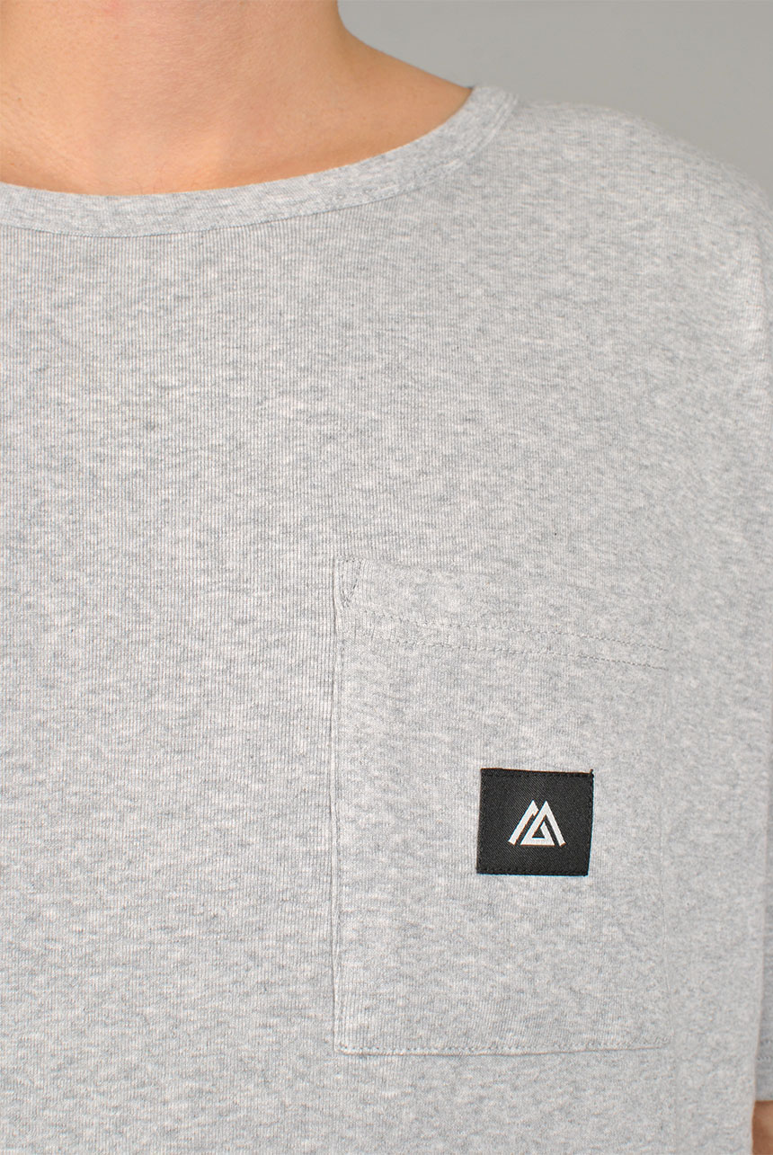 Pocket T-shirt, Grey