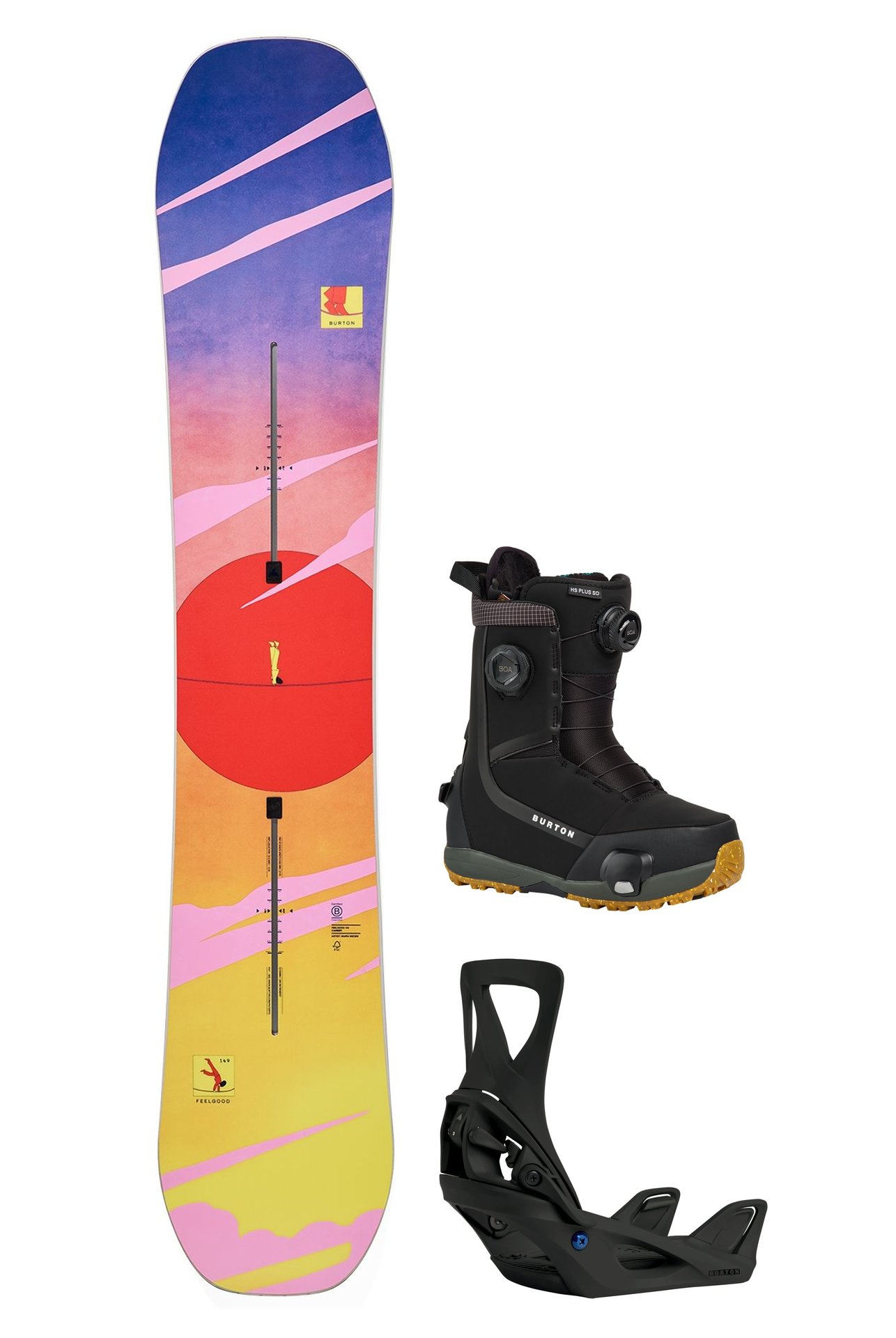 Feelgood Womens Step On® Snowboardpakke – Highshot Plus
