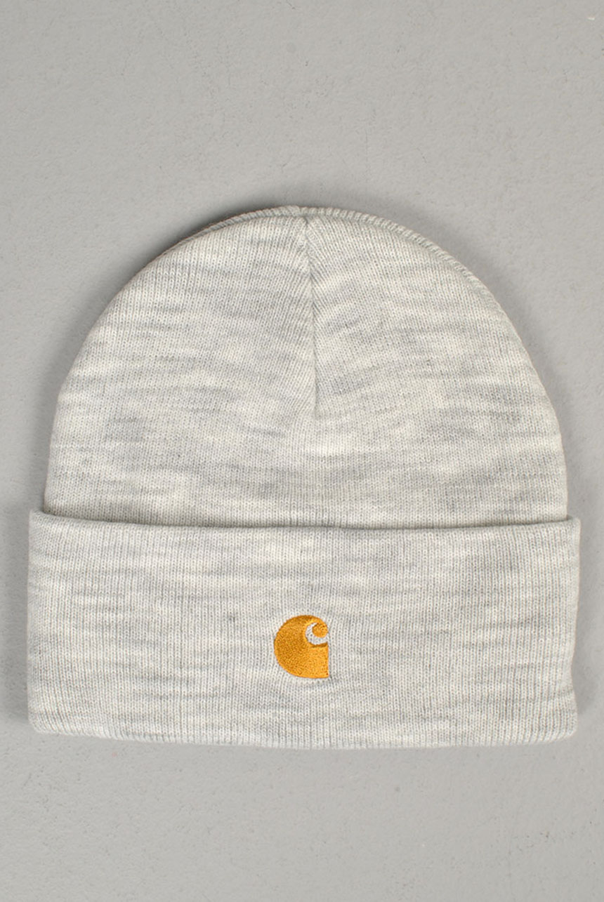 Chase Beanie, Ash Heather/Gold