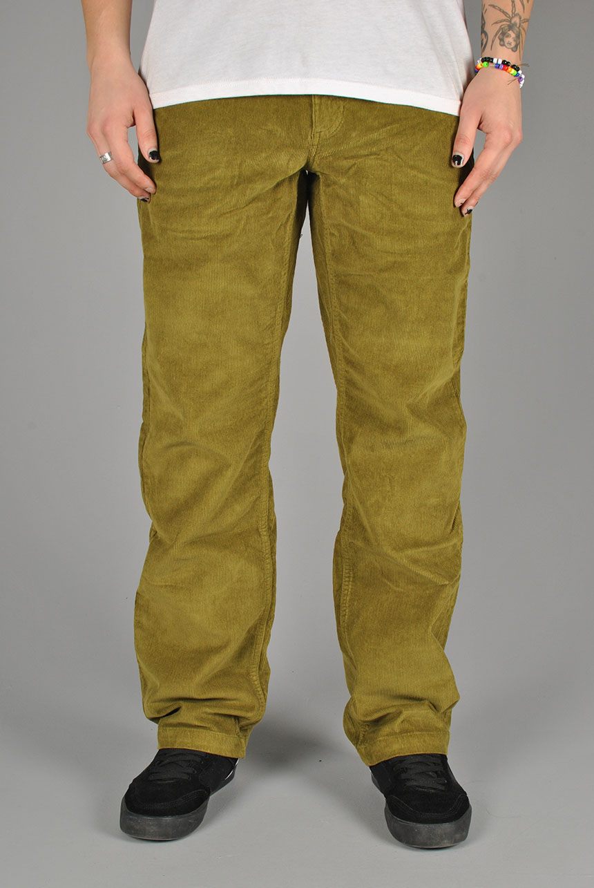 Authentic Relaxed Chino Cord Pant, Avocado