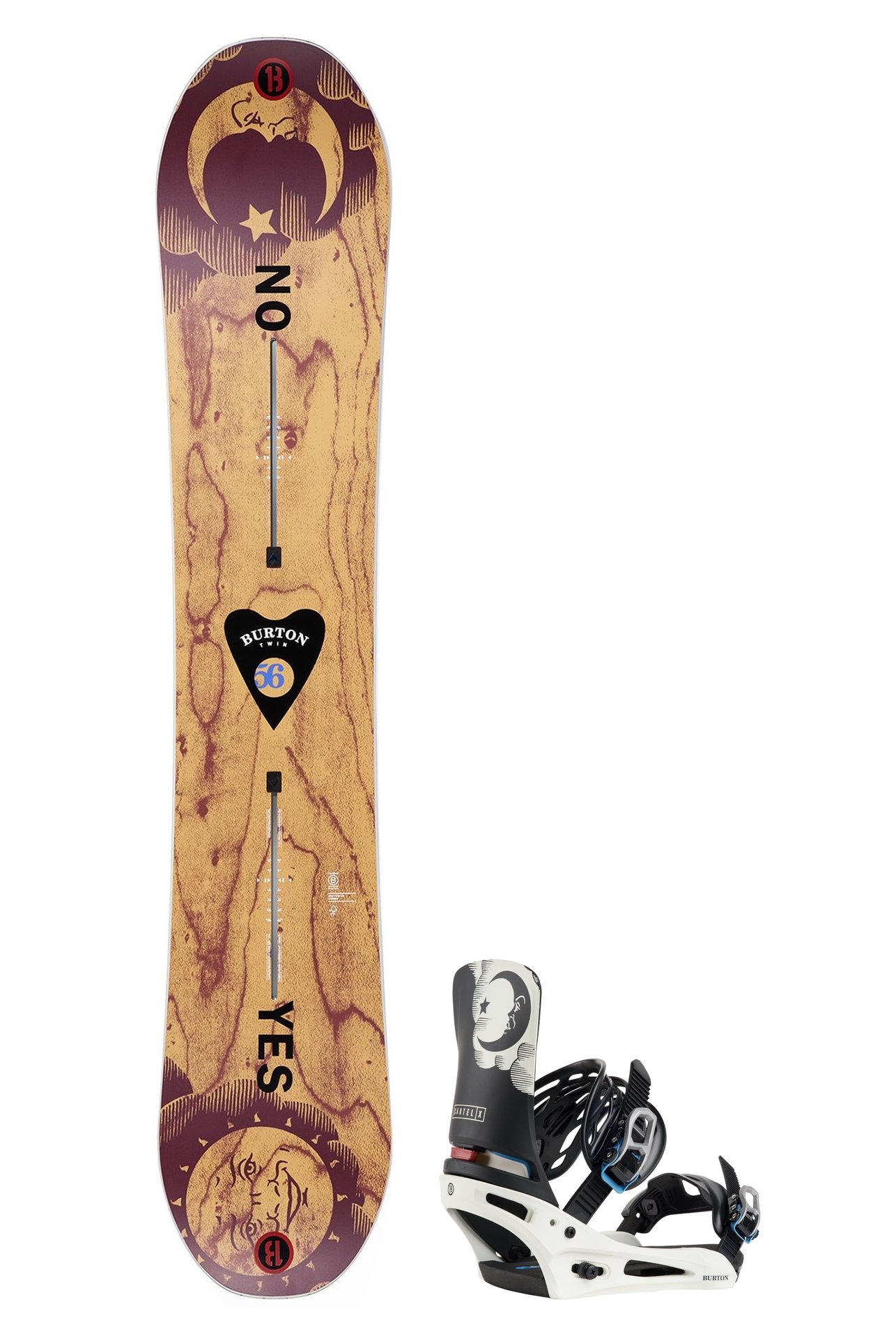 50/50 94' Twin Snowboardpakke – 50/50 90's Cartel X