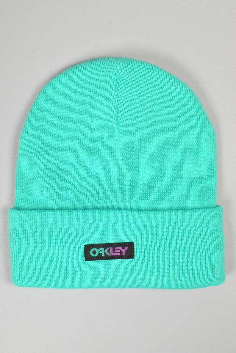B1B Gradient Patch Beanie, Light Emerald