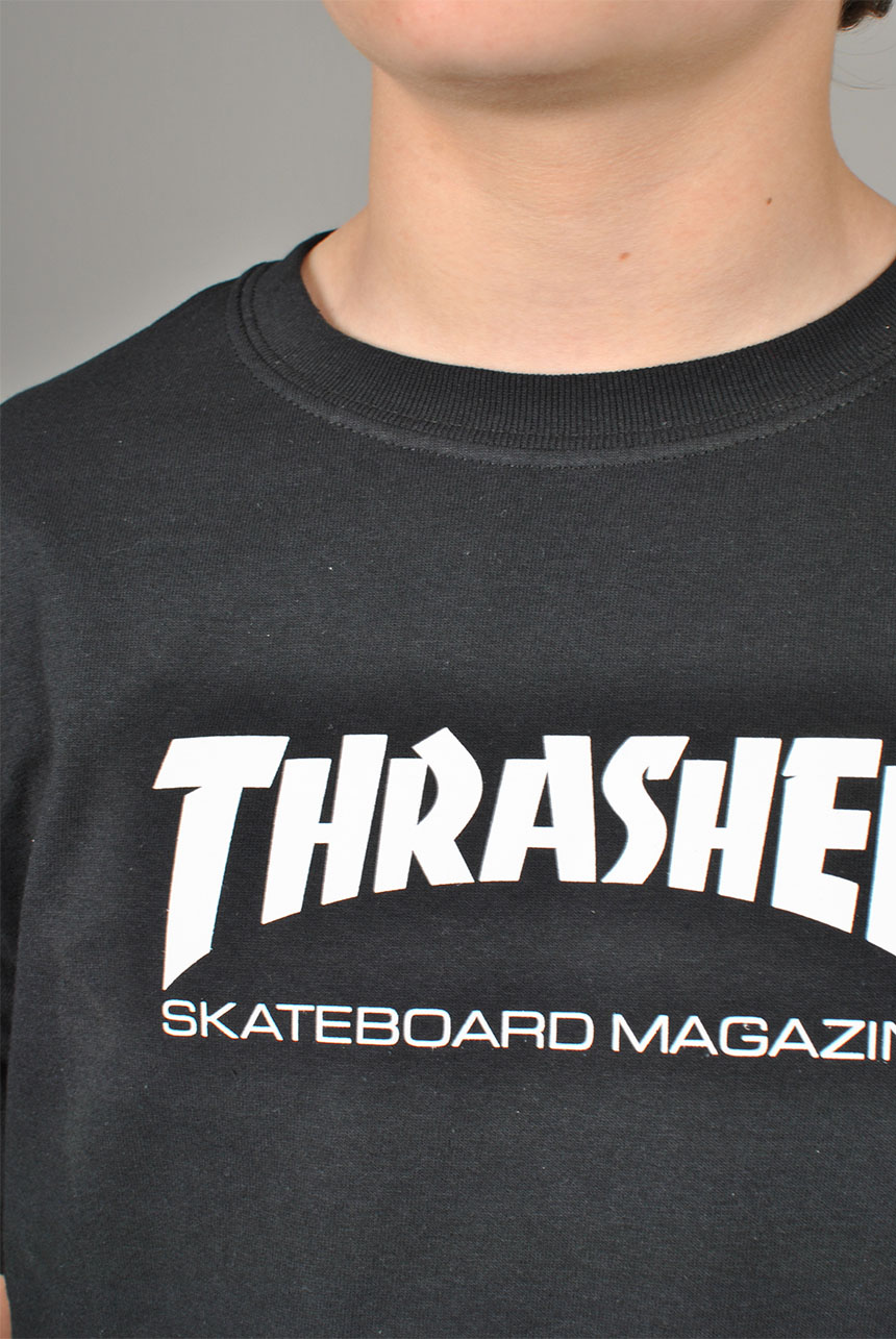 Kids Skate Mag T-shirt, Black