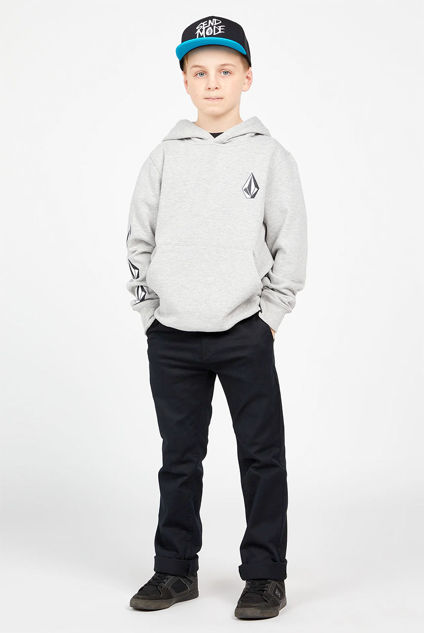 Kids Iconic Stone Pullover Hood Kids Iconic Stone Pullover Hood