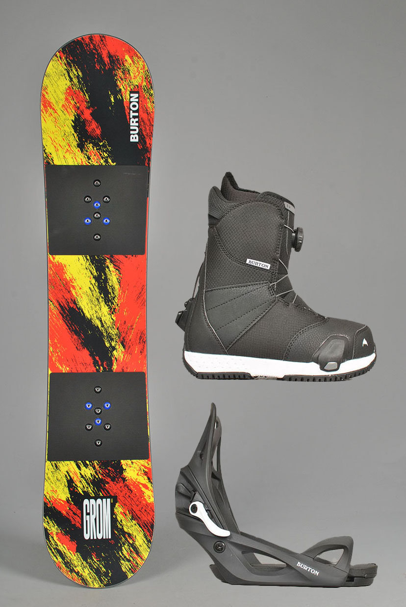 Kids Grom Step On® snowboardpakke, 6-11 år  Kids Grom Step On® snowboardpakke, 6-11 år