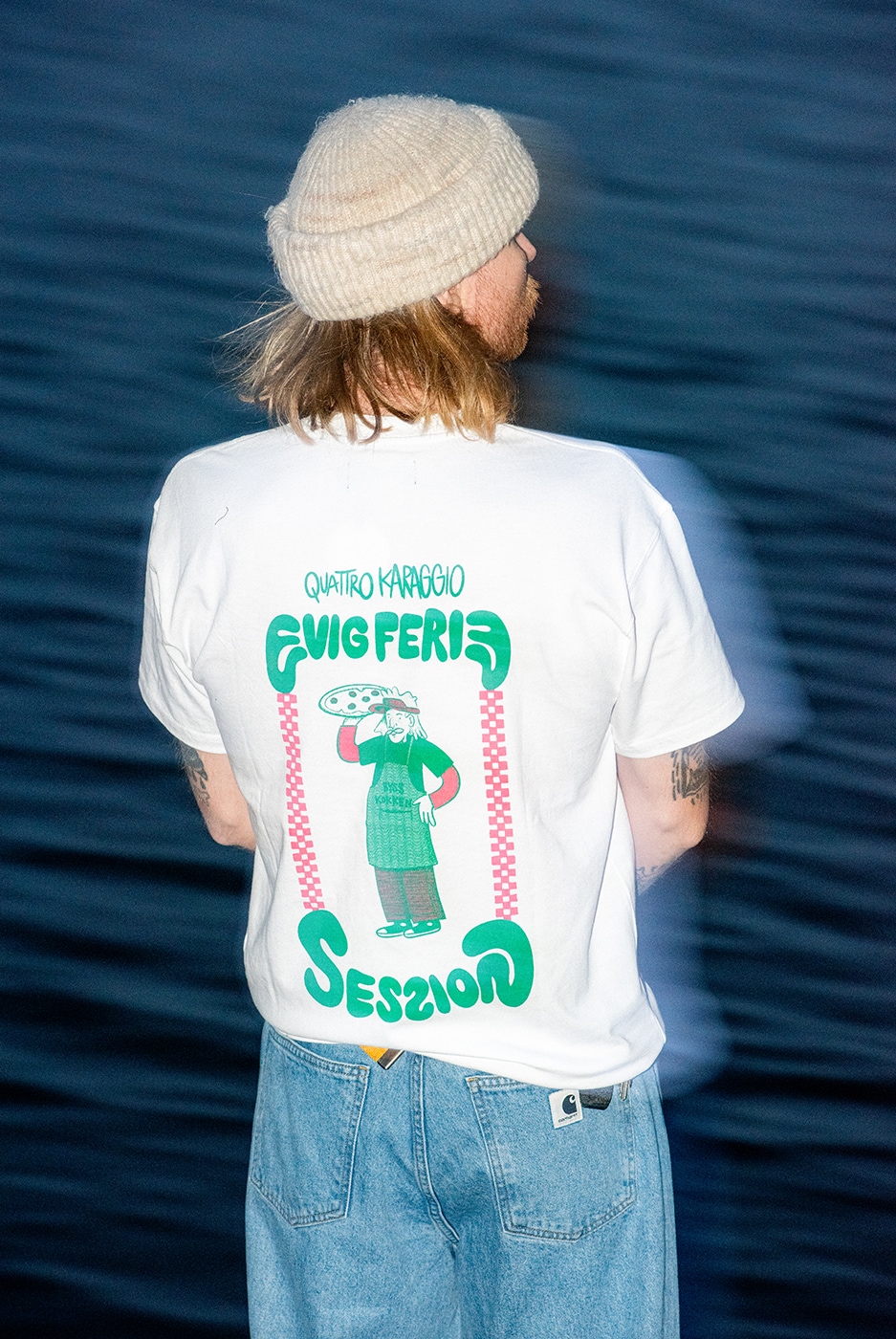 X Evig Ferie Pizza T-Shirt