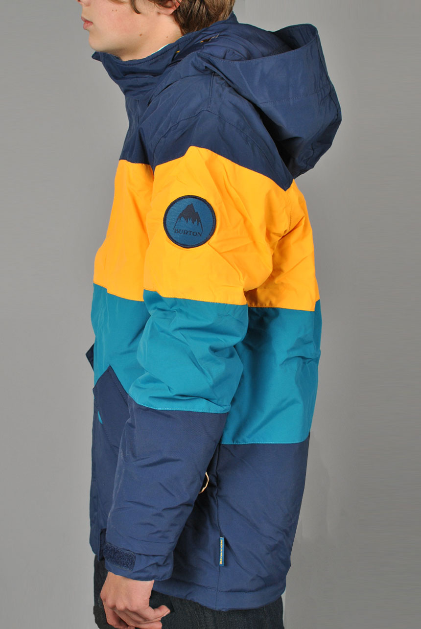 Kids Symbol Jacket, Dress Blue/Cadmium Yellow/Celestial