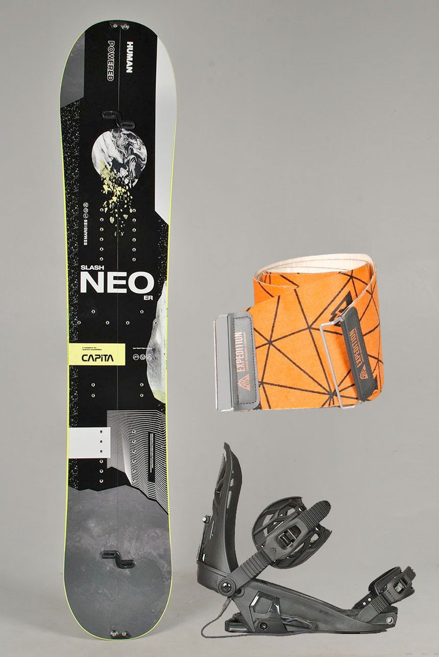 Neo Slasher & Explorer Splitboard Pakke