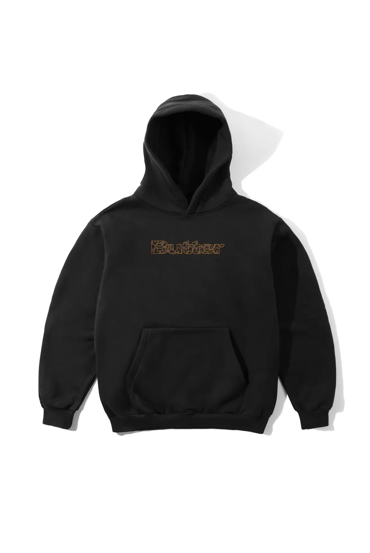 Leopard Print Logo Pullover Hood