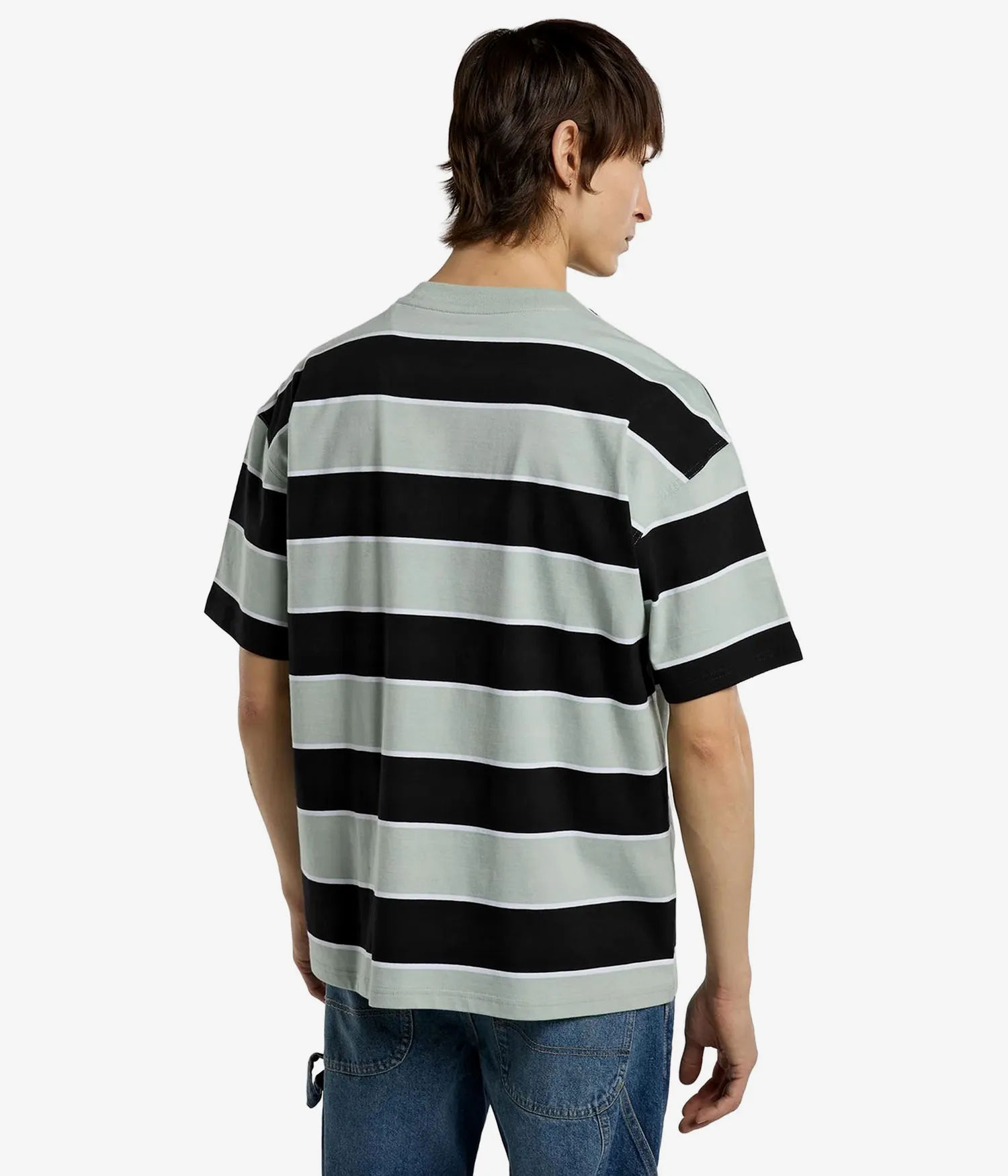 Embroidery Stripe Ss Tee