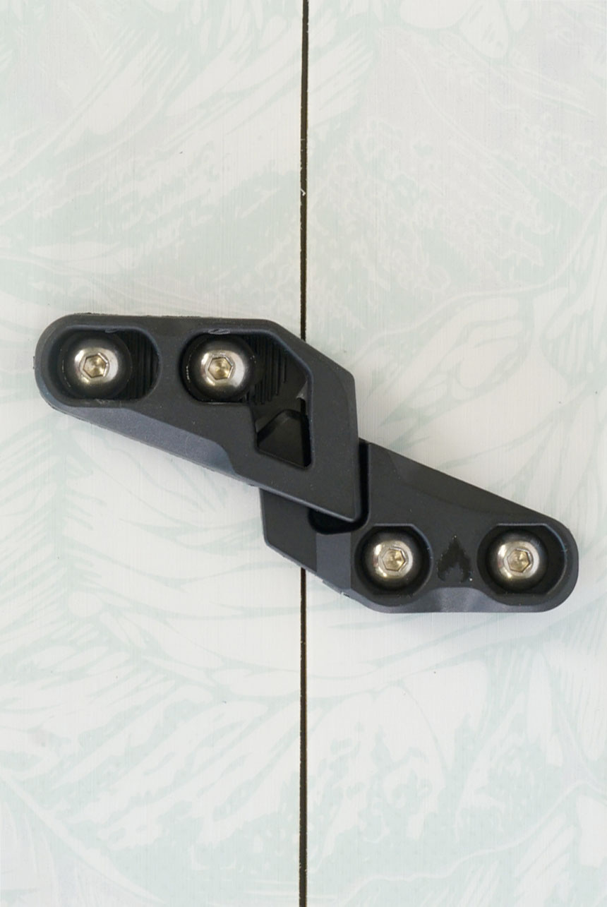 Splitboard Fixie Clips, Top-Mount Black