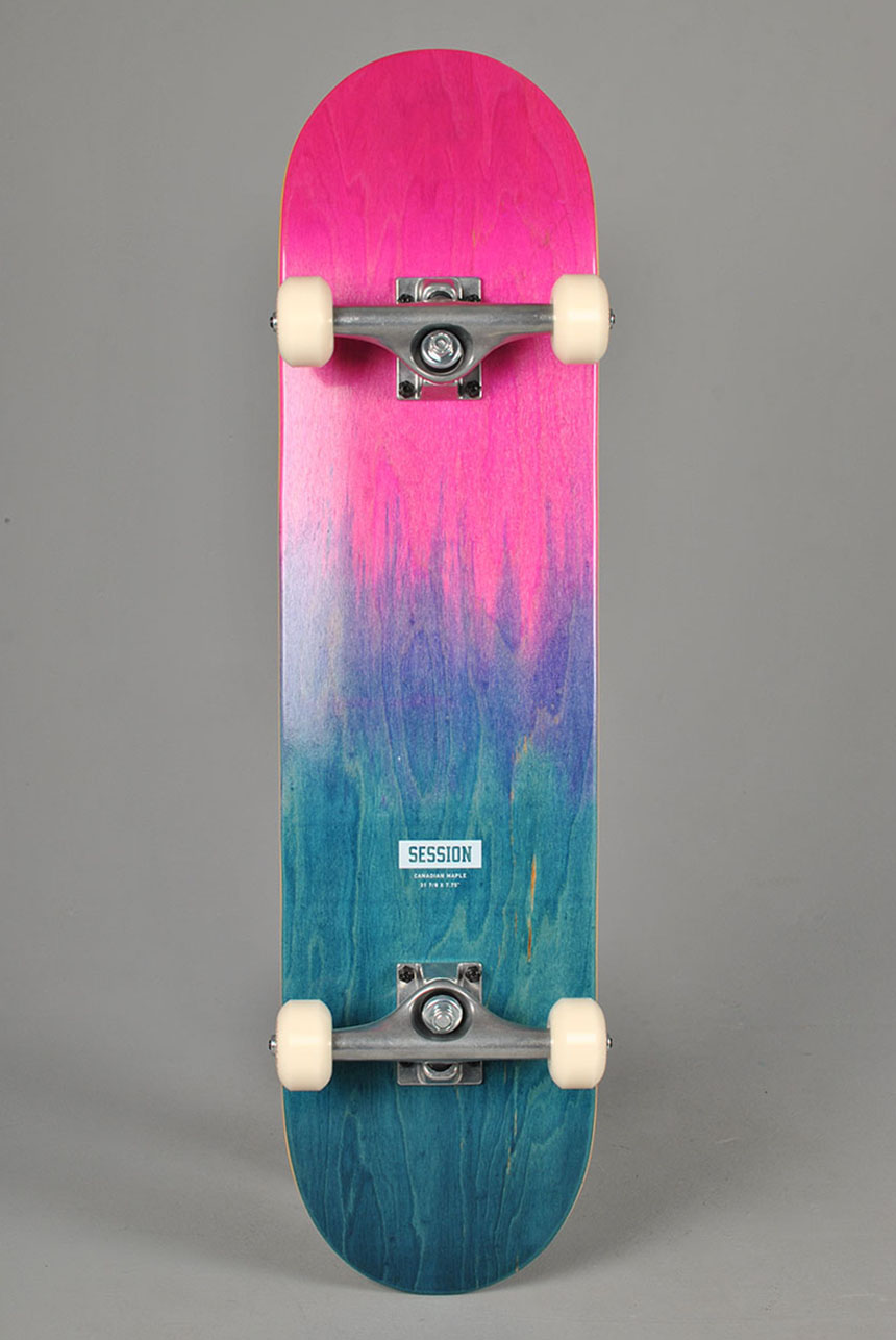 2-Tone Pink/Blue 7.75 Komplett Skateboard