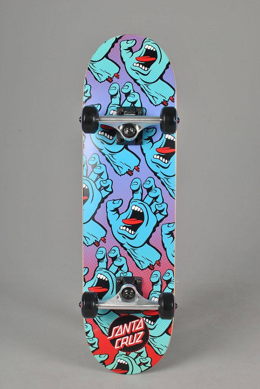 Kids Gradient Hands Komplett Skateboard 7.5