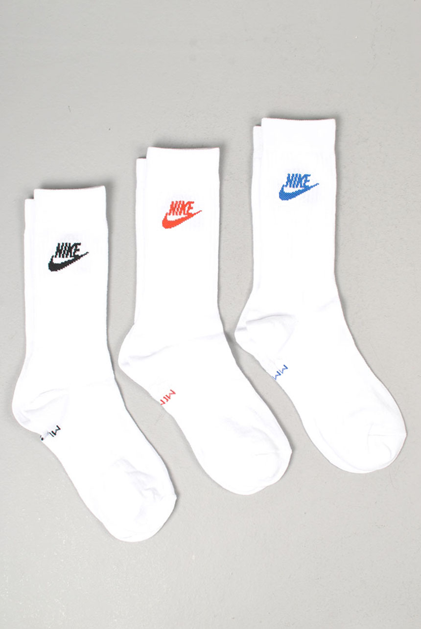 3-Pack Everyday Essential Mix Crew Socks 3-Pack Everyday Essential Mix Crew Socks