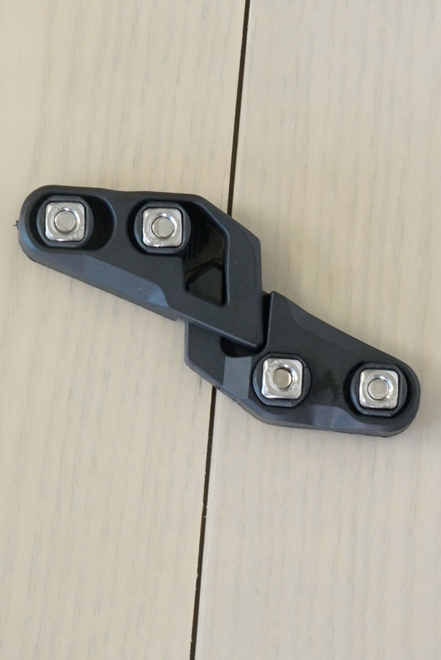Splitboard Molded Fixie Clips, Through-Mount