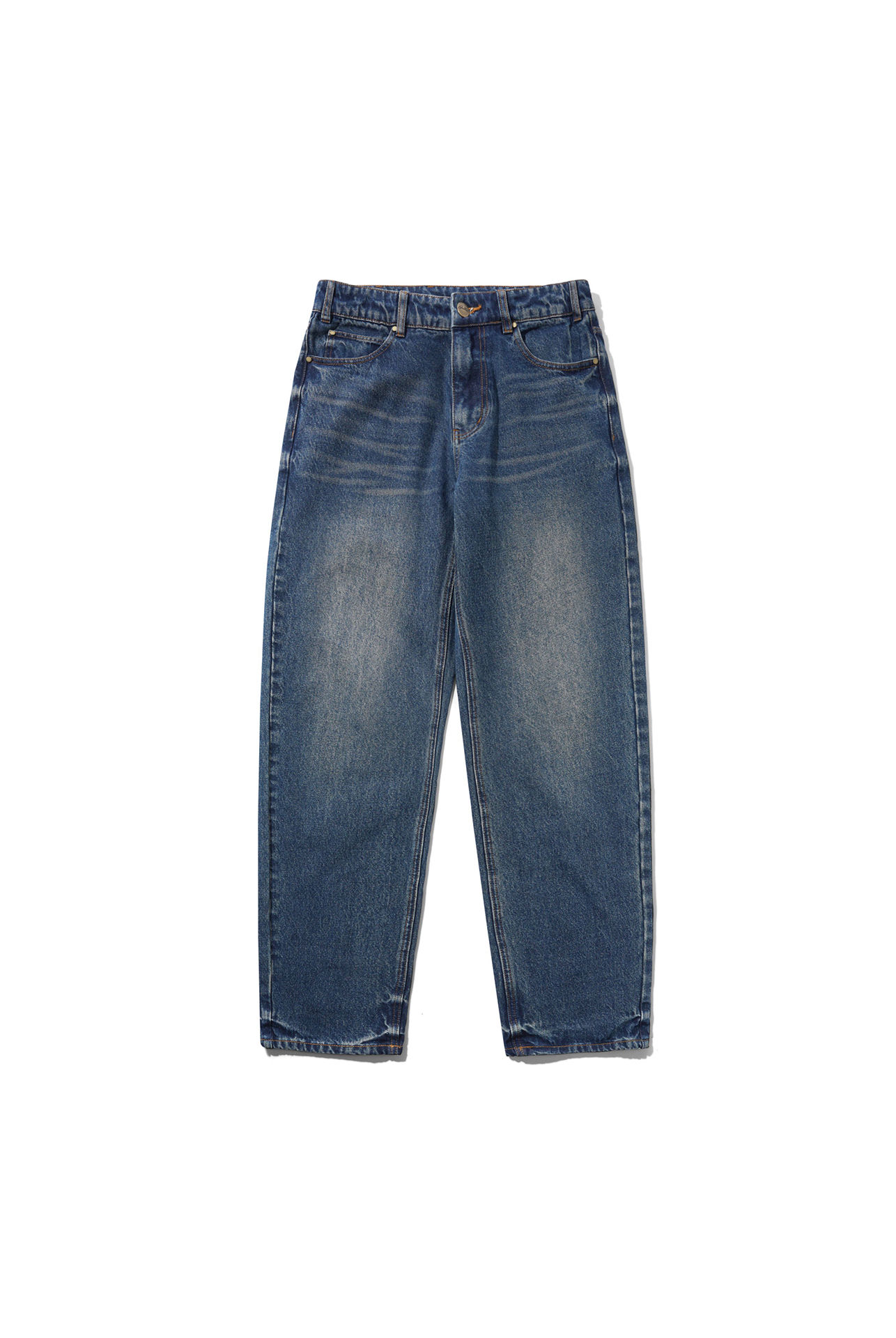 Straight Leg Denim Jeans