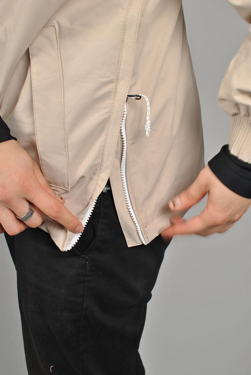 Longo Pullover Jacket, Khaki