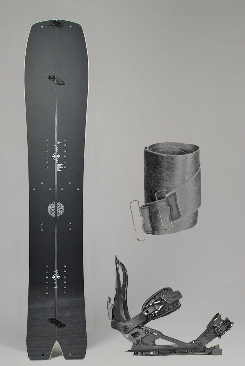 Womens Squash Splitboard Pakke