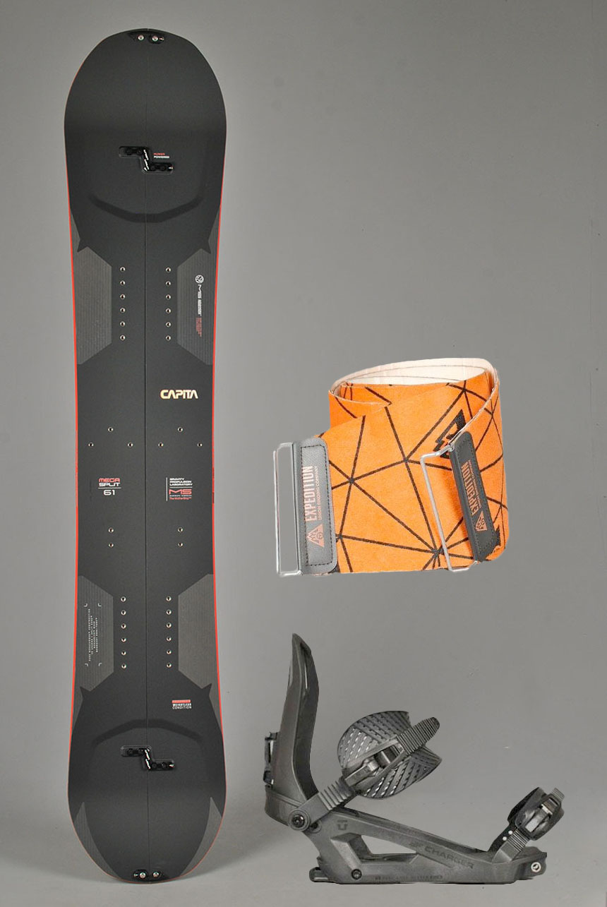 Mega & Charger Splitboard Pakke