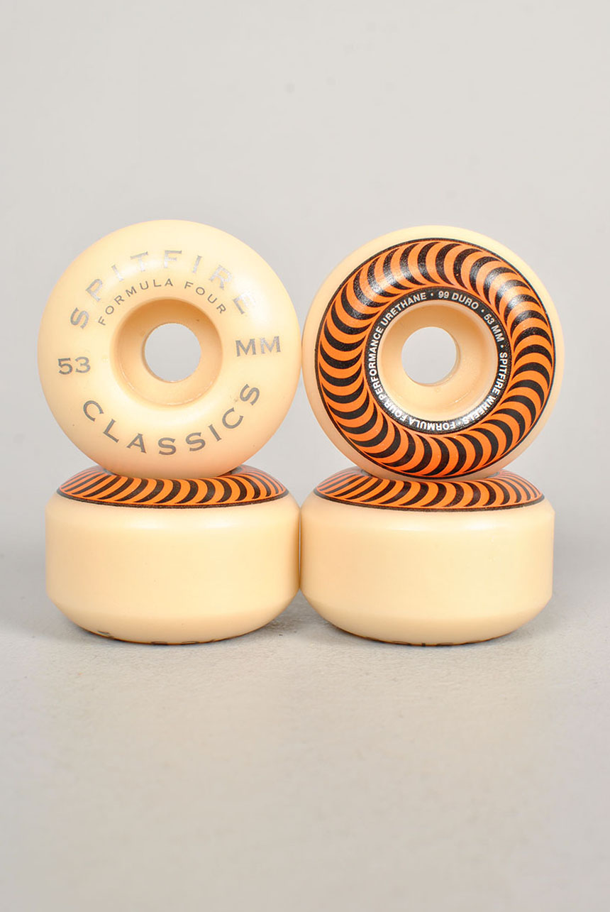 F4 Classic Orange Swirls 53mm 97D F4 Classic Orange Swirls 53mm 97D