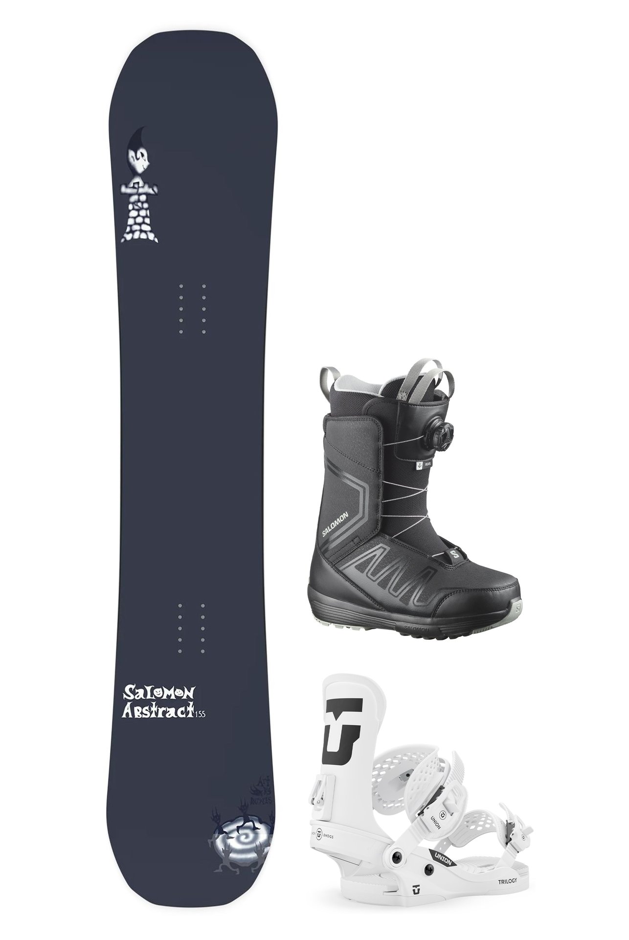 Abstract Womens Snowboardpakke