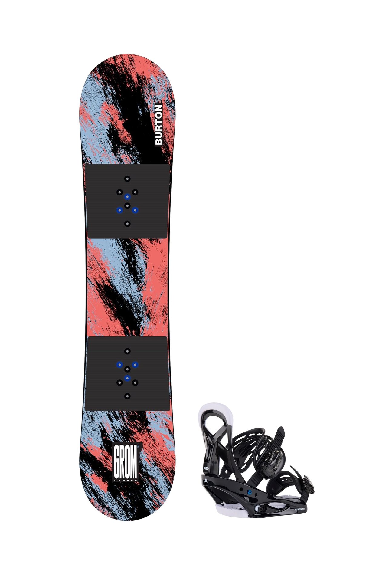 Kids Grom Camber Snowboardpakke, 6-11 år 