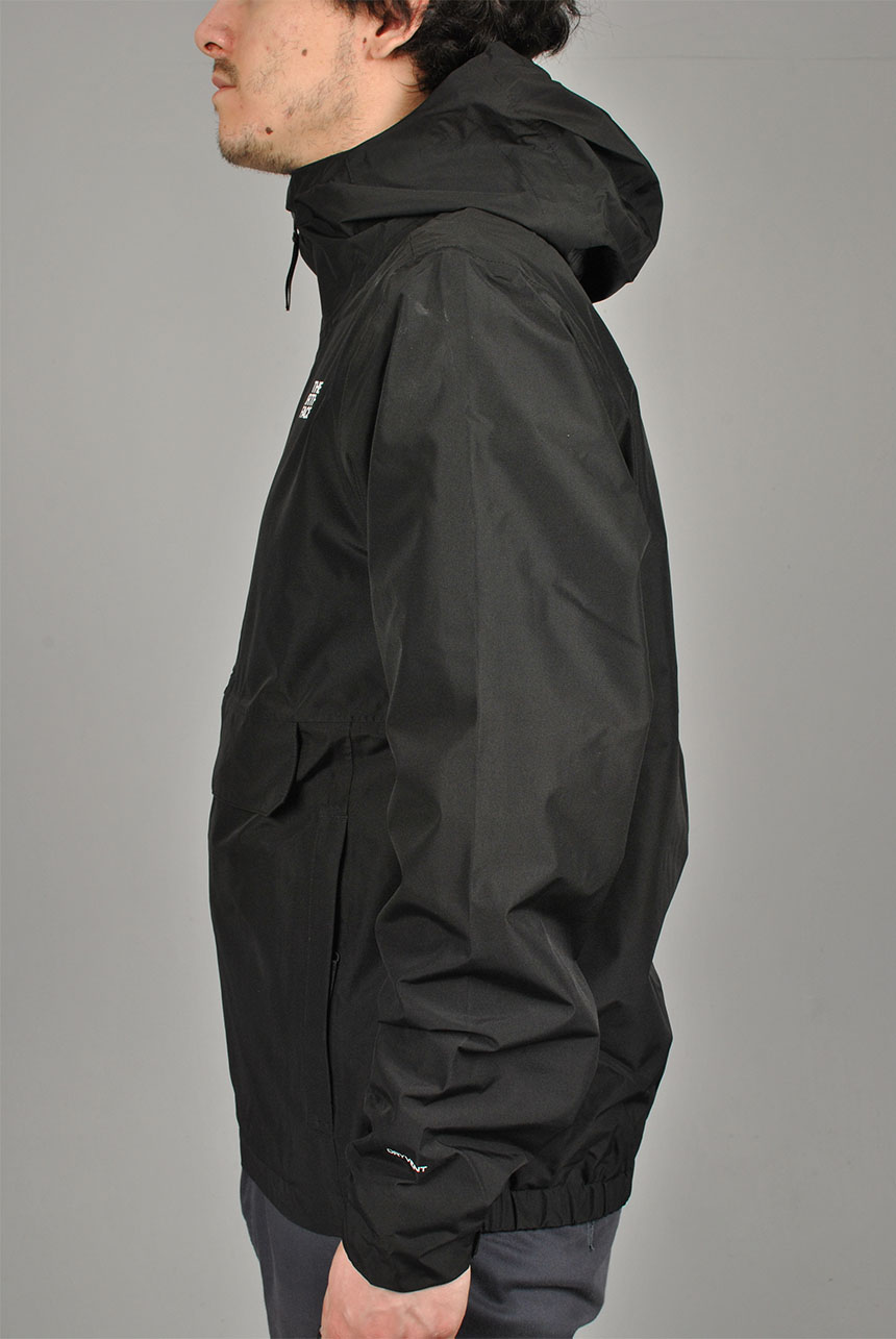 Packable WP Fanorak Jacket, Black