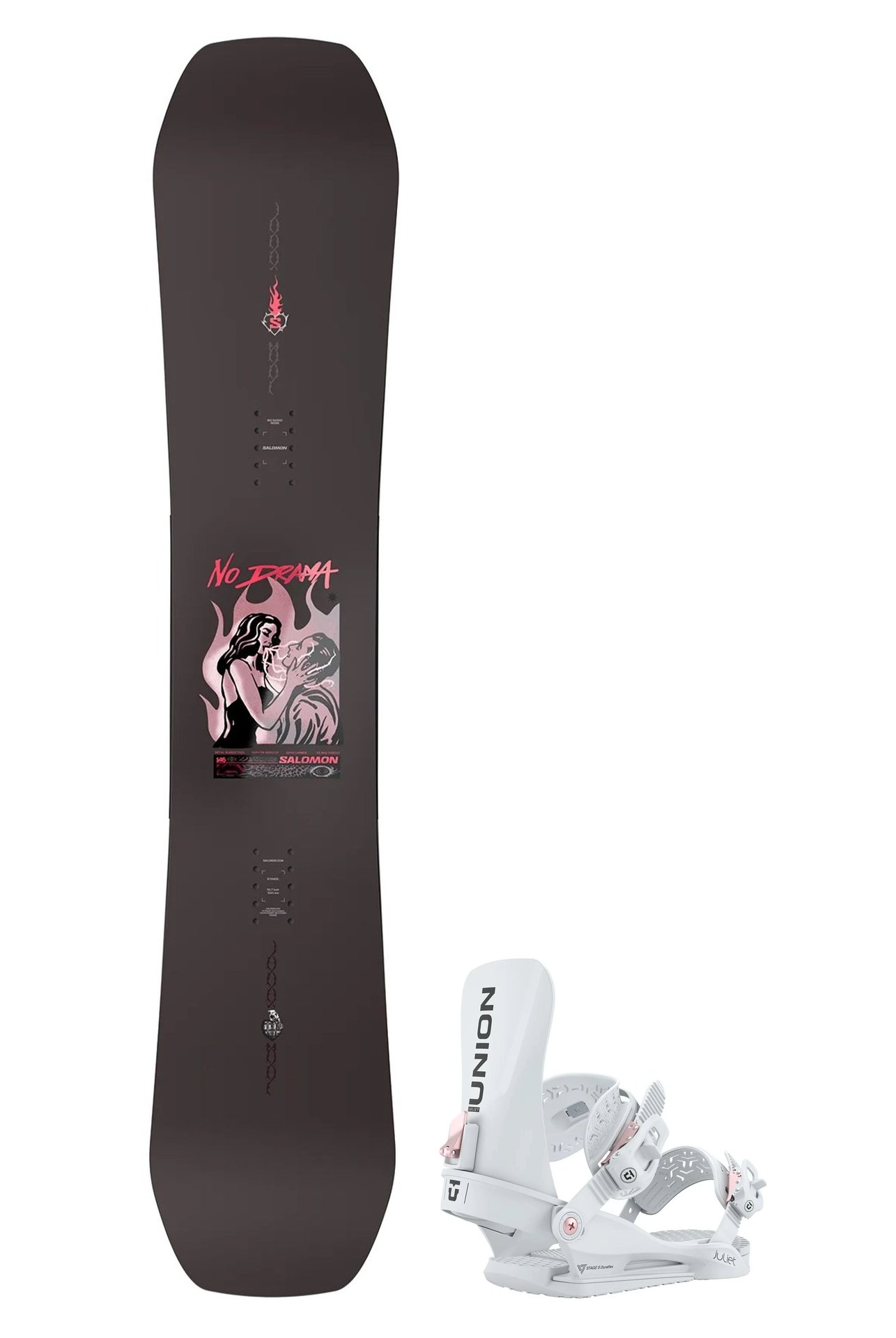 No Drama Womens Snowboardpakke