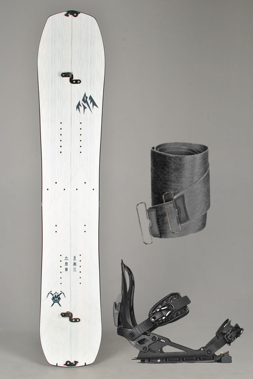 Solution & K2 Splitboard Pakke 154-169cm