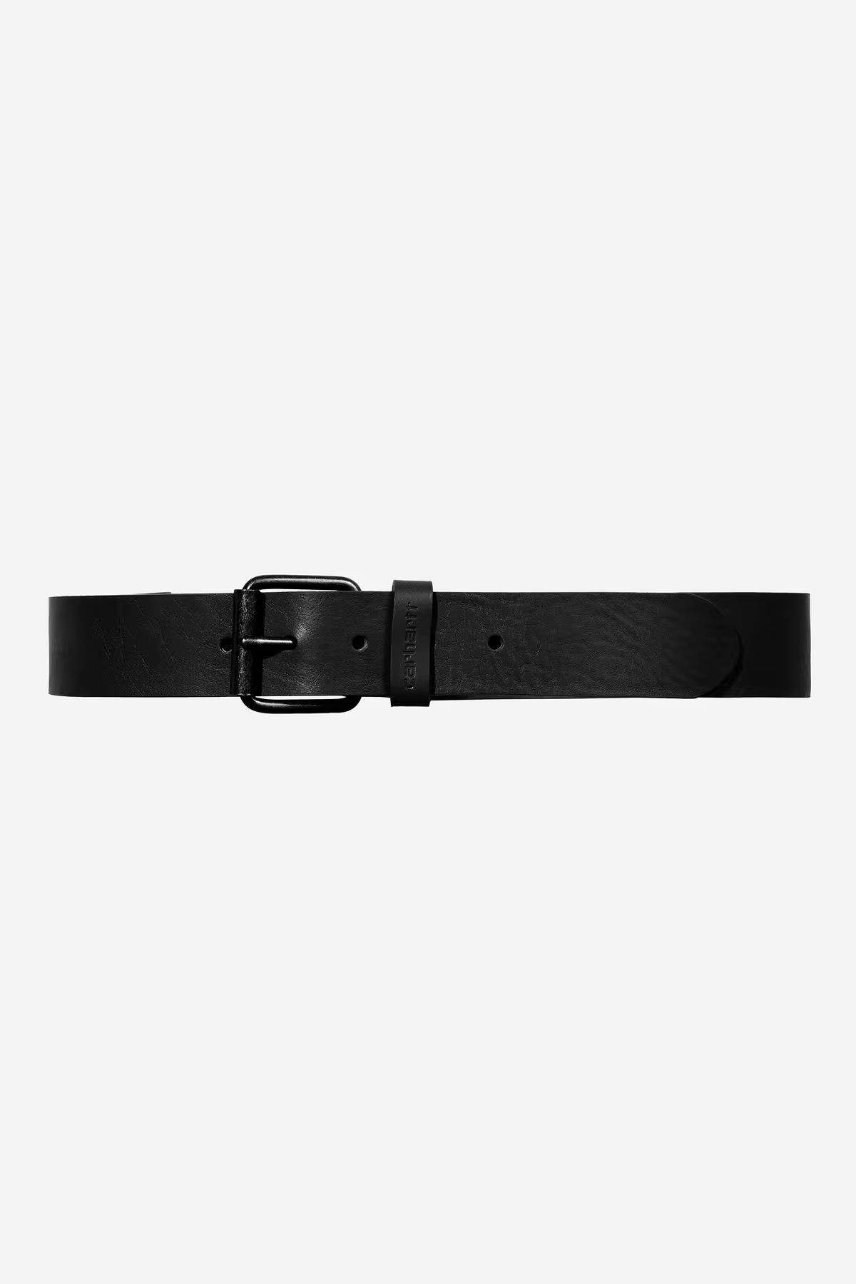 Script Leather Belt