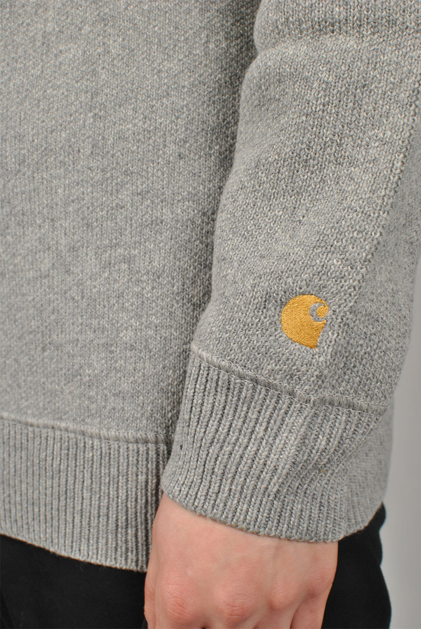 Chase Sweater, Dark Grey/Gold