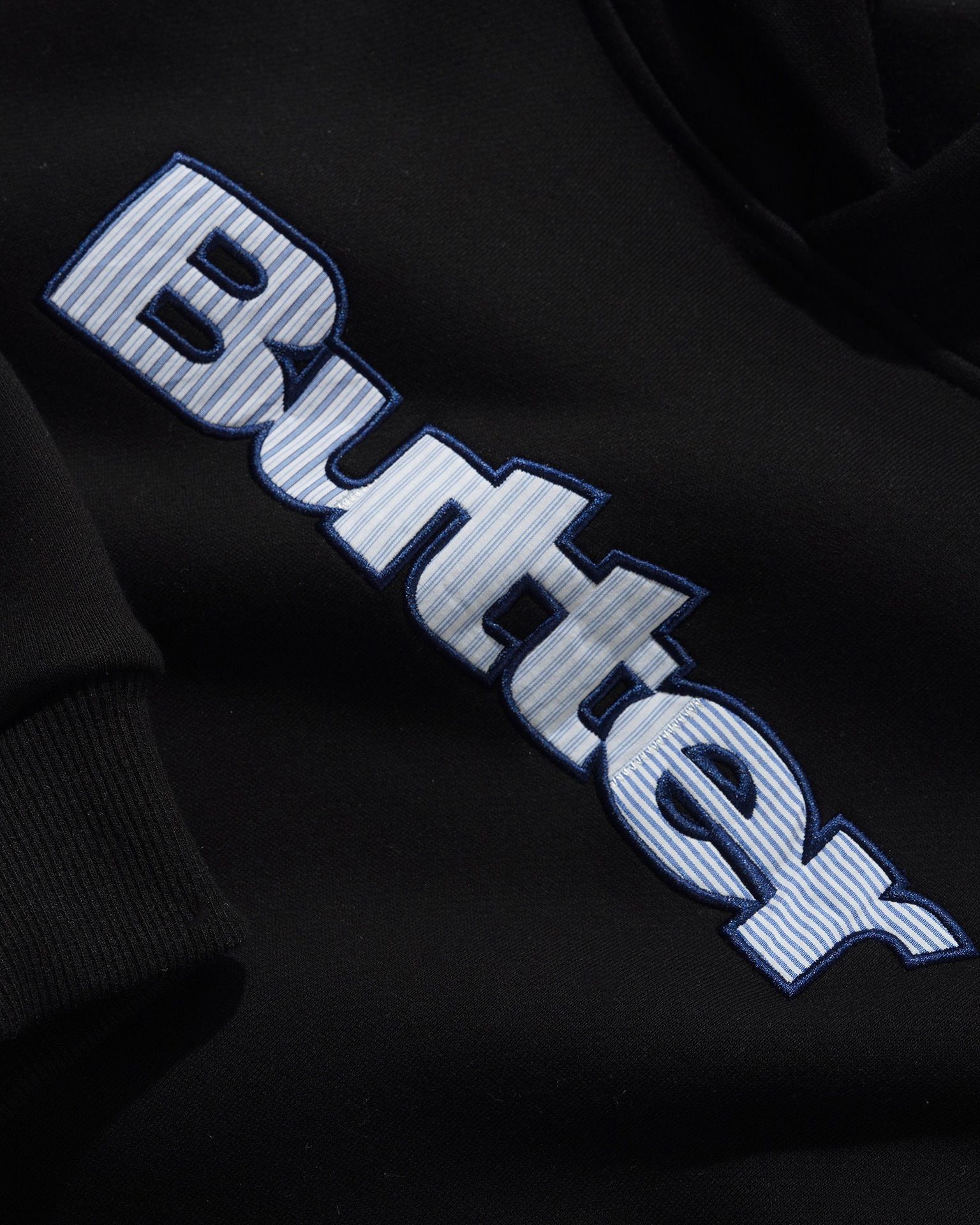 Stripe Logo Applique Pullover Hood