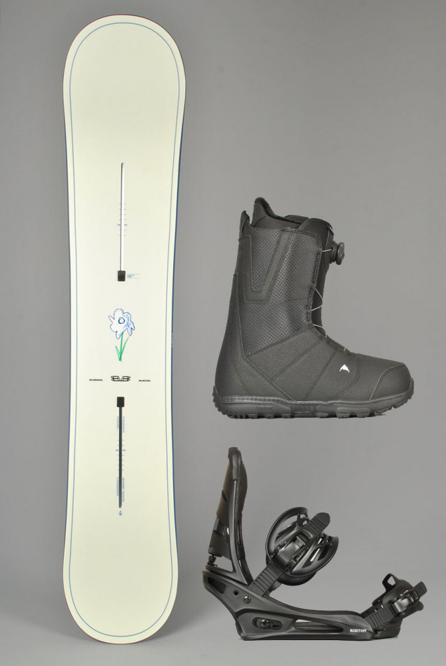 Blossom & Moto Boa® Snowboard Pakke 158cm