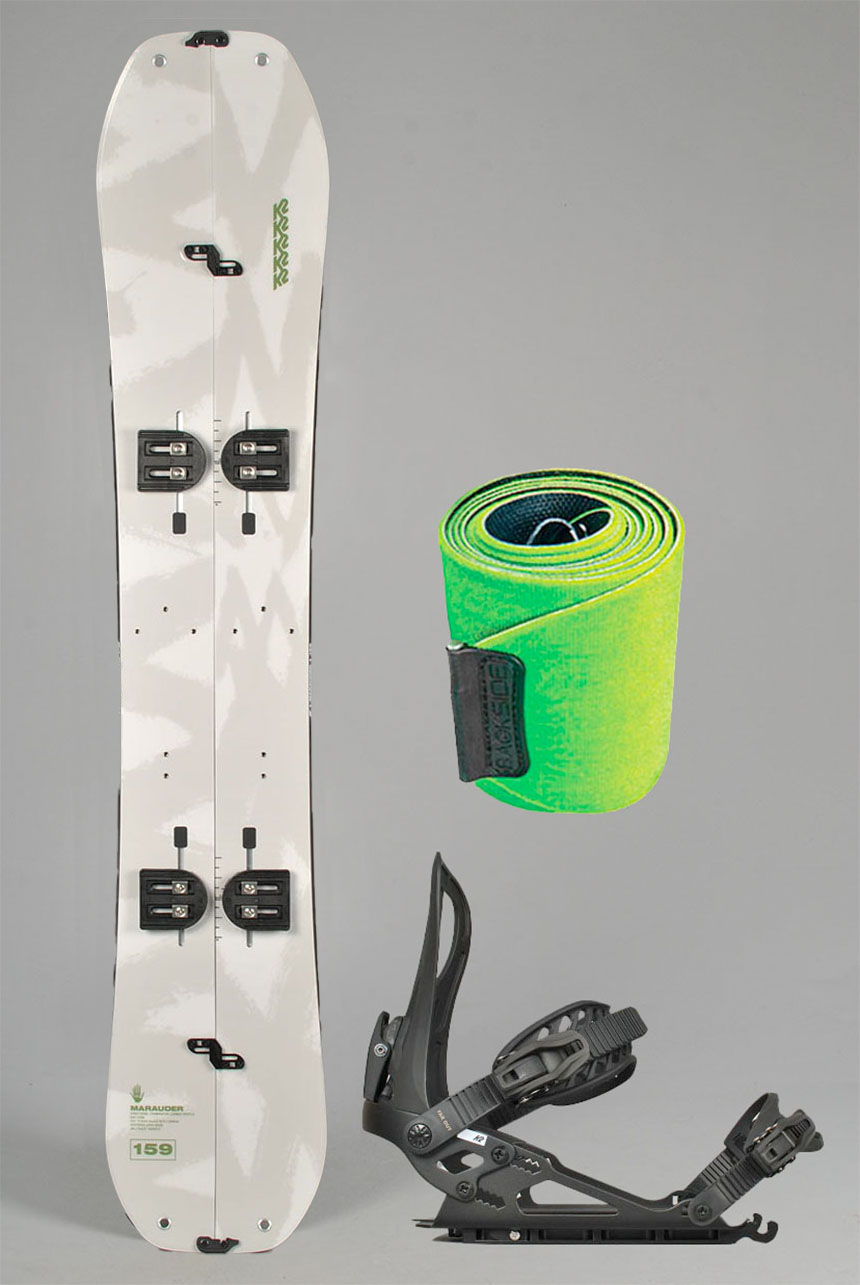 Marauder Splitboard Pakke 156-166cm Marauder Splitboard Pakke 156-166cm