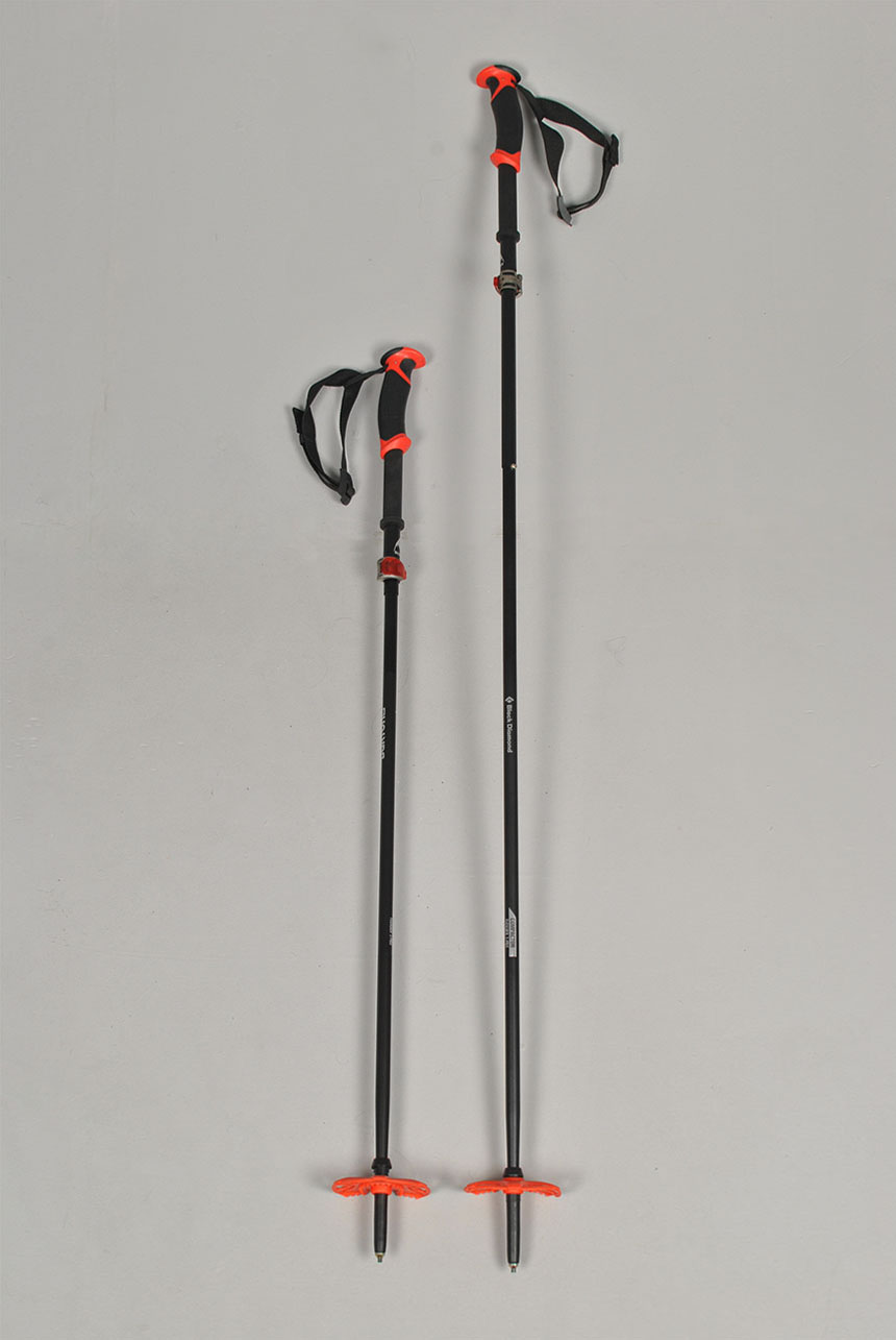 X B.Diamond Adjustable C Poles 105-135cm