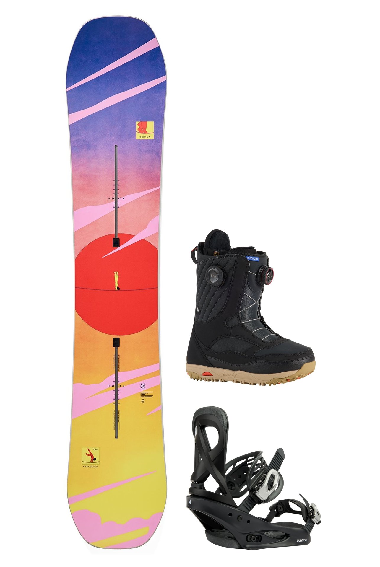 Feelgood Womens Snowboardpakke – Scribe + Limelight
