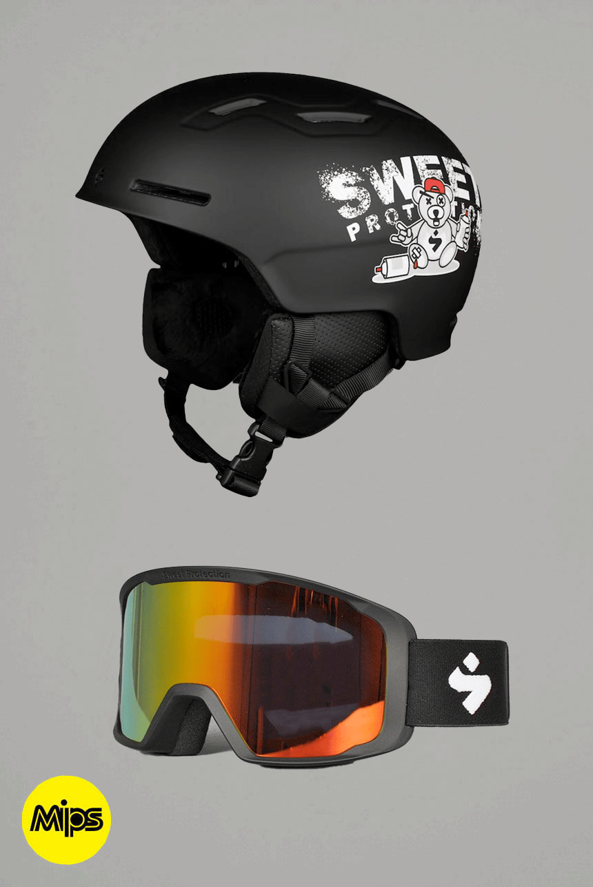 Kids Winder MIPS® Helmet + Ripley RIG® Reflect Goggles 