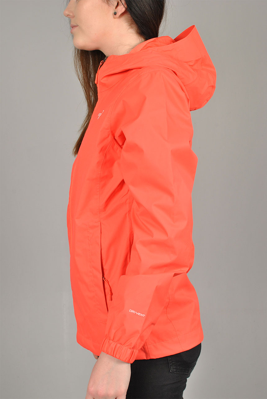 Womens Quest Jacket, Radiant Orange