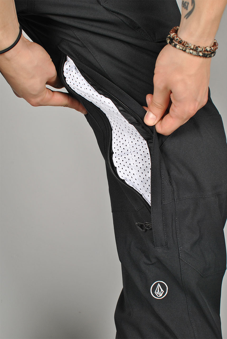 Roan BIB Overall Pant, Black