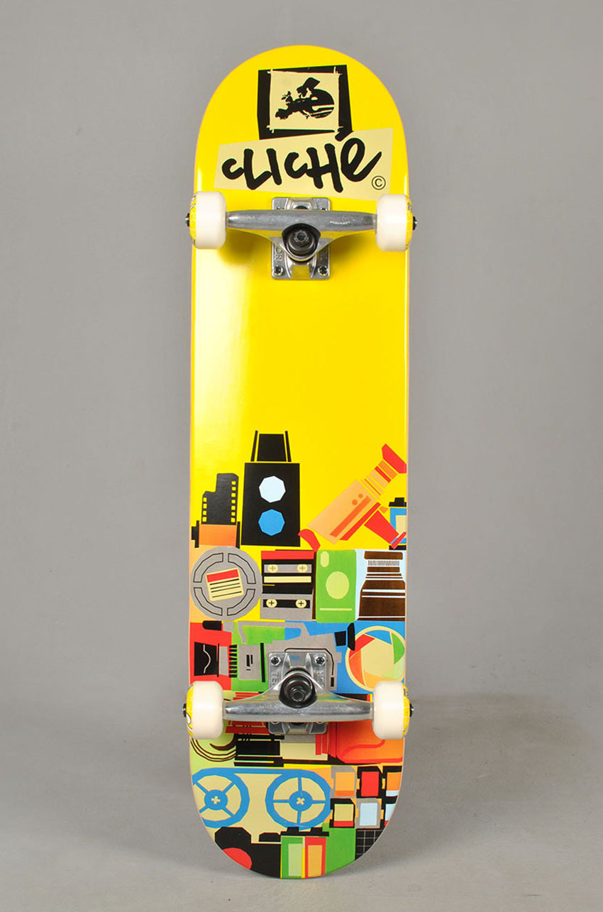 194521030483 Document, Yellow 8.0 Komplett Skateboard