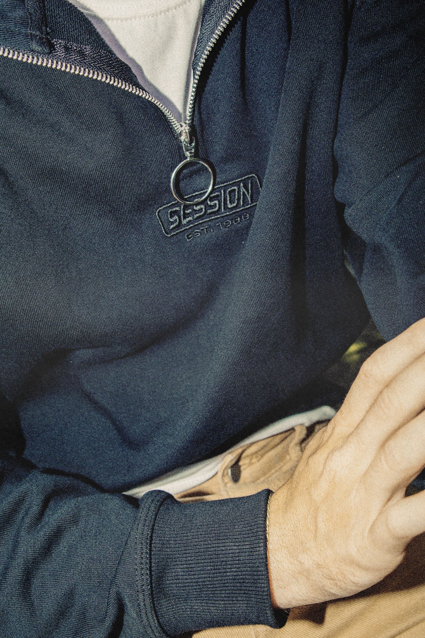 Block Quarter Zip