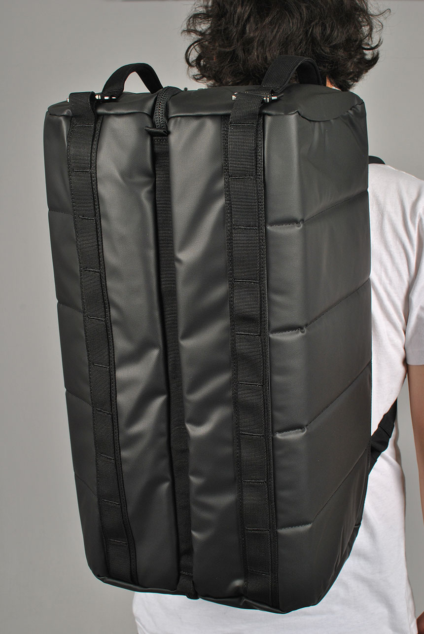 Roamer Split Duffel Backpack 50L, Black Out